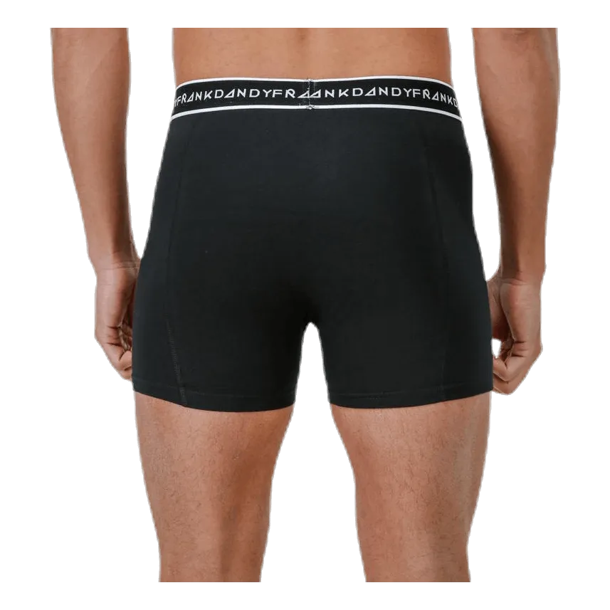 Frank Dandy Organic Cotton Boxer 5-Pack Black