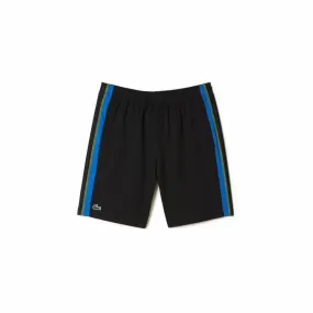 Short Lacoste Sport Negro Amarillo | LACOSTE