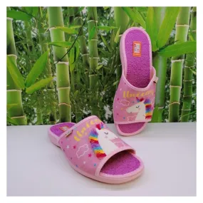 Zapatilla Casa Unicornio Rosa RALFIS 8390